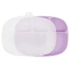 Bumkins Suction Plates & Bowls|Dishes, Utensils & Food Containers*- Grip Dish And Stretch Lid, Lavender