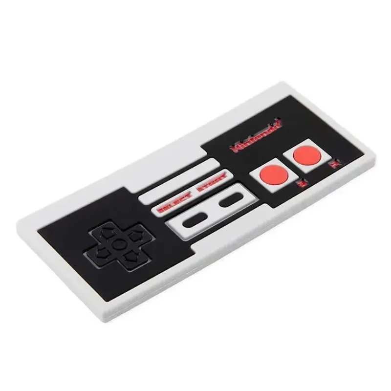Bumkins Toys For 0-12 Months|Gift For Baby*- Nintendo Controller Silicone Teether