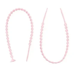 Bumkins Rattles & Teethers|Toys For 0-12 Months*- Pink Silicone Accessory Tethers