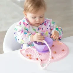 Bumkins Rattles & Teethers|Toys For 0-12 Months*- Pink Silicone Accessory Tethers