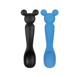 Bumkins Mickey & Minnie|Utensils & Accessories*- 2Pk Baby Disney Mickey Mouse Spoons Set