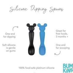 Bumkins Mickey & Minnie|Utensils & Accessories*- 2Pk Baby Disney Mickey Mouse Spoons Set