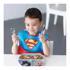 Bumkins Super Heroes|Bibs*- 2Pk Dc Comics Superbib Superman