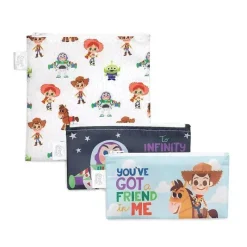 Bumkins Toy Story|Lunch Boxes & Bags*- 3Pk Disney Toy Story Reusable Snack Bag