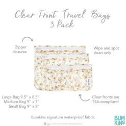 Bumkins Harry Potter|Bibs*- 3Pk Harry Potter Clear Travel Bag Snitch