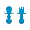 Bumkins Utensils & Accessories|Dishes, Utensils & Food Containers*- Silicone Chewtensils, Dark Blue