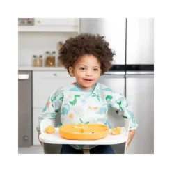 Bumkins Suction Plates & Bowls|Dishes, Utensils & Food Containers*- Silicone Grip Dish - Baby plate - Tangerine