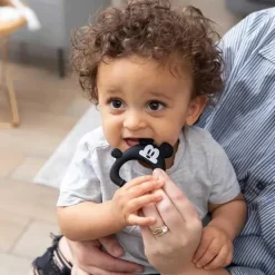 Bumkins Rattles & Teethers|Toys For 0-12 Months*- Silicone Teether, Mickey Mouse