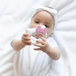 Bumkins Toys For 0-12 Months|Gift For Baby*- Silicone Theether Hello Kitty