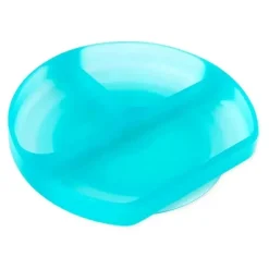 Bumkins Suction Plates & Bowls|Dishes, Utensils & Food Containers*- Toddler and Baby Suction Plate, Silicone Divided Grip Dish, Blue Jelly