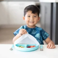 Bumkins Suction Plates & Bowls|Dishes, Utensils & Food Containers*- Toddler and Baby Suction Plates, Blue