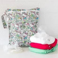 Bumkins Utensils & Accessories|Dishes, Utensils & Food Containers*- Waterproof Wet Bag, Hello Kitty