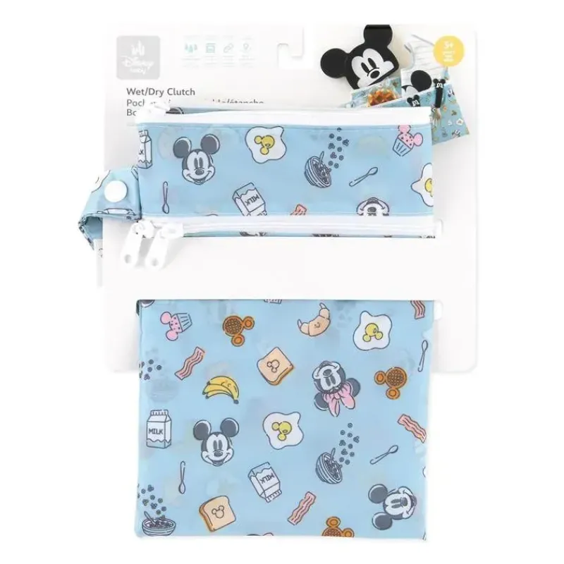 Kids Bumkins Kids Bags & Backpacks*- Wet/Dry Clutch, Mickey and Minnie Mouse