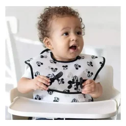 Bumkins Mickey & Minnie|Utensils & Accessories*Disney Mickey Mouse Silicone Toddler Chewtensils in Black
