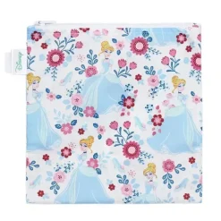 Bumkins Disney Princess|Food Storage*Disney Reusable Snack Bag, Large - Cinderella