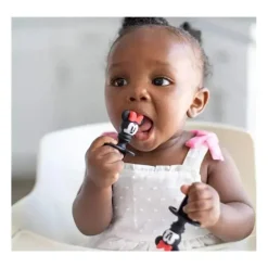 Bumkins Mickey & Minnie|Utensils & Accessories*Disney Silicone Chewstensils - Minnie Mouse