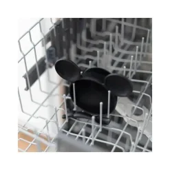 Bumkins Mickey & Minnie|Suction Plates & Bowls*- Disney Silicone First Feeding Set - Black