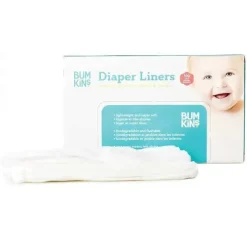 Bumkins Disposable Diapers*Flushable Diaper Liners, 100-Count