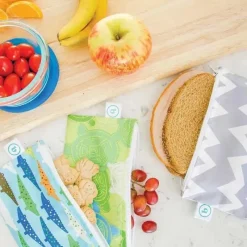 Bumkins Food Storage*Large Reusable Snack Bag, Arrow