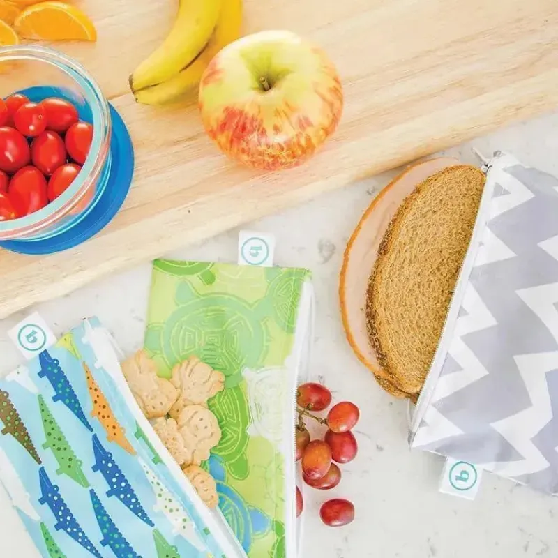 Bumkins Food Storage*Large Reusable Snack Bag, Arrow
