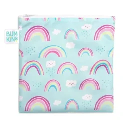 Bumkins Lunch Boxes & Bags|Lunch Box*Large Snack Bag - Rainbows