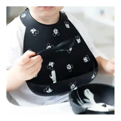 Bumkins Mickey & Minnie|Bibs*Silicone Bib: Mickey Mouse