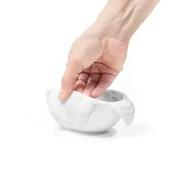 Bumkins Suction Plates & Bowls|Dishes, Utensils & Food Containers*Silicone First Feeding Set with Lid & Spoon, Marble