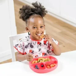 Bumkins Suction Plates & Bowls|Dishes, Utensils & Food Containers*Silicone Grip Dish, Red
