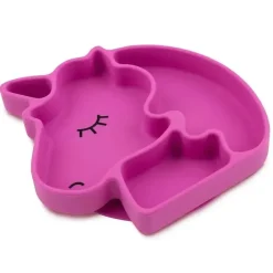 Bumkins Suction Plates & Bowls|Dishes, Utensils & Food Containers*Silicone Grip Dish, Unicorn