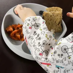 Bumkins Suction Plates & Bowls|Dishes, Utensils & Food Containers*Silicone Grip Dish, Gray