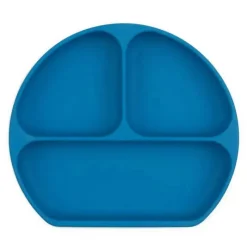Bumkins Plates & Bowls|Dishes, Utensils & Food Containers*Silicone Grip Dish - Dark Blue