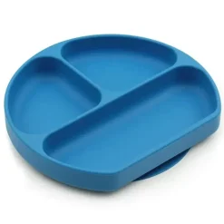 Bumkins Plates & Bowls|Dishes, Utensils & Food Containers*Silicone Grip Dish - Dark Blue