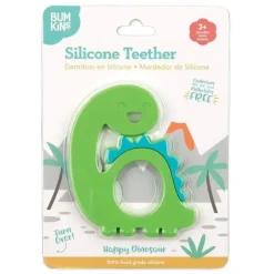 Bumkins Rattles & Teethers|Toys For 0-12 Months*Silicone Teether - Dinosaur