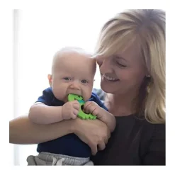 Bumkins Rattles & Teethers|Toys For 0-12 Months*Silicone Teether - Dinosaur