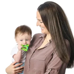 Bumkins Rattles & Teethers|Toys For 0-12 Months*Silicone Teether - Dinosaur
