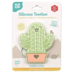 Bumkins Rattles & Teethers|Toys For 0-12 Months*Silicone Teether - Cactus