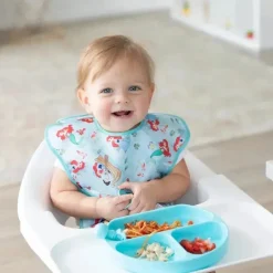Bumkins Disney Princess|Bibs*Superbib 3 Pack: Magical World , Ariel And Jasmine