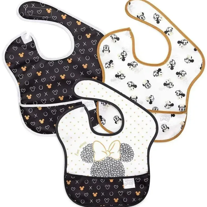 Bumkins Mickey & Minnie|Bibs*Superbib Minnie Mouse