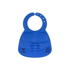 Bumkins Super Heroes|Bibs*Superman Silicone Bib, 6-24 months