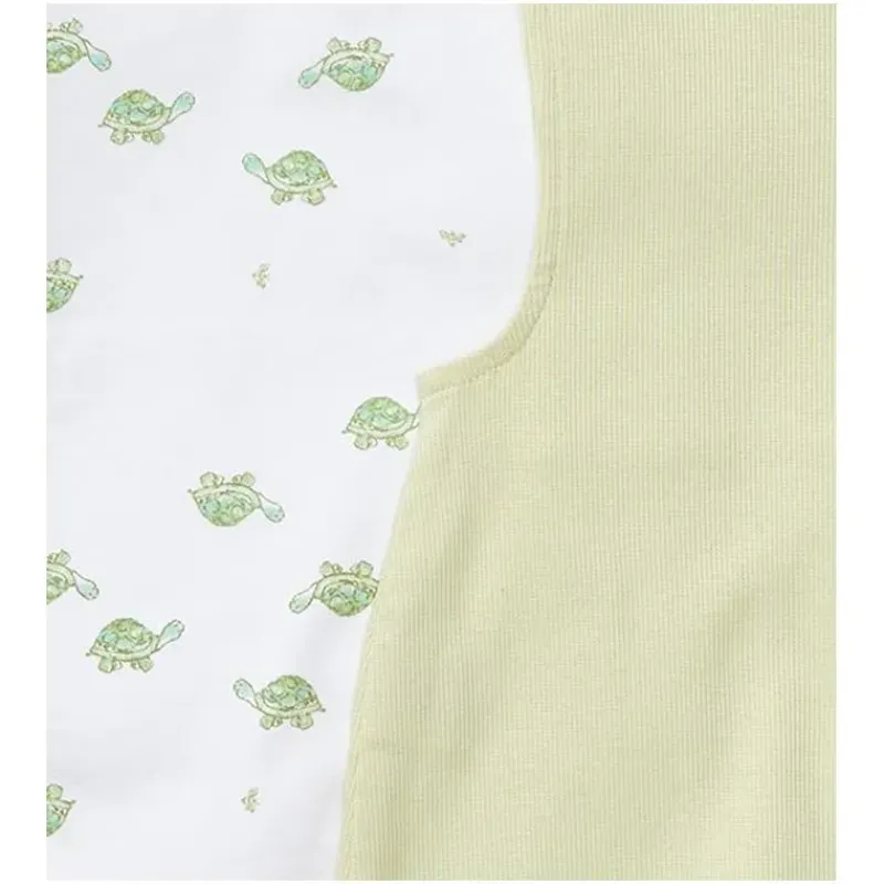 Burt's Bees Baby Baby Onesies & Bodysuits*Burts Bees - Baby Boy Tortoise Jumpsuit & Bodysuit Set, Mint Tea