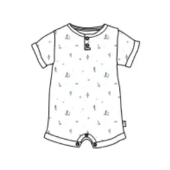 Burt's Bees Baby Baby One-Pieces*Burts Bees - Baby Desert Life Romper Underwater