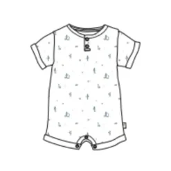 Burt's Bees Baby Baby One-Pieces*Burts Bees - Baby Desert Life Romper Fossil