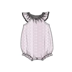 Burt's Bees Baby Baby One-Pieces*Burts Bees - Baby Girl Brave Bandana Bubble Sweet Lavender