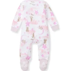 Burt's Bees Baby Baby Sleepwear*Burts Bees - Baby Girl Stardust Bunnies Sleep & Play, Crocus