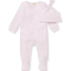 Burt's Bees Baby Baby Sleepwear*Burts Bees - Baby Girl Sweet Rib Jumpsuit Set, Sweet Lavender