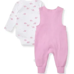 Burt's Bees Baby Baby Onesies & Bodysuits*Burts Bees - Baby Girl Tortoise Jumpsuit & Bodysuit Set, Crocus
