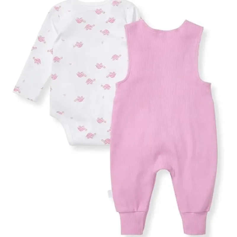 Burt's Bees Baby Baby Onesies & Bodysuits*Burts Bees - Baby Girl Tortoise Jumpsuit & Bodysuit Set, Crocus