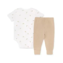 Burt's Bees Baby Clothing Gift Set|Baby Sets*Burts Bees - Baby Golden Bee Bodysuit & Ribbed Pant Set, Cloud