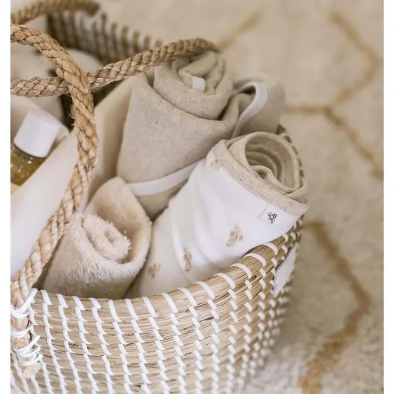 Burt's Bees Baby Baby Bath Towels*Burt's Bees - Baby Hooded Towels, Absorbent Knit Terry, Oatmel