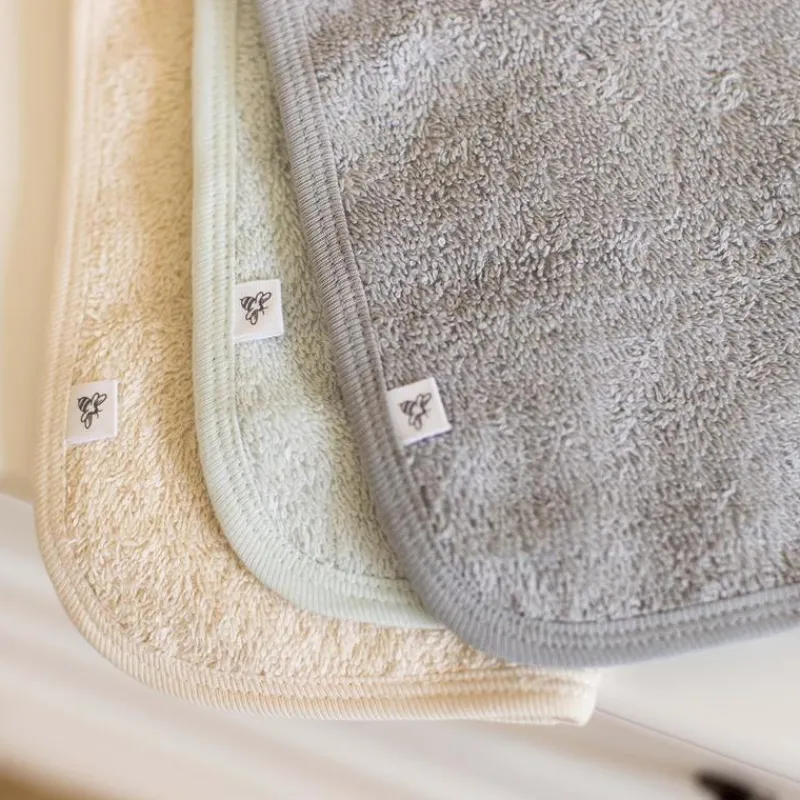 Burt's Bees Baby Baby Washcloths*Burt's Bees - Baby Infant Washcloths, 100% Organic Cotton, Knit Terry, 3Pk, Quarry
